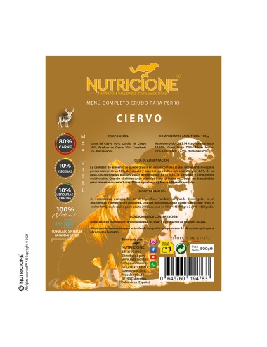 Menú-perro-CIERVO-500g