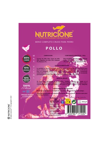 Menú-perro-POLLO-500g