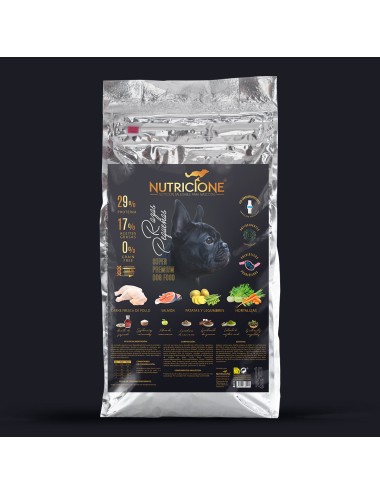 Pienso carne fresca de pollo y salmón para perro razas pequeñas 10kg