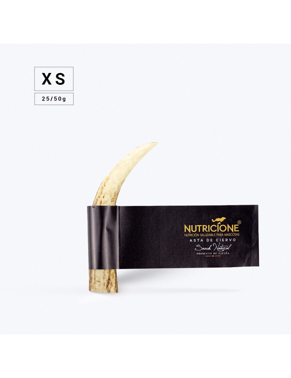 XS-Snack Asta de ciervo natural para perros.