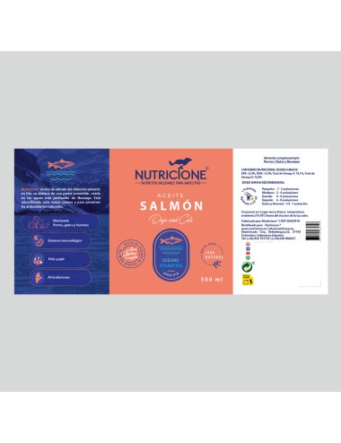 Aceite de salmón con dosificador 500ml