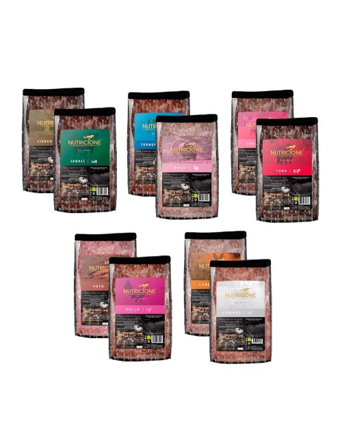 pack degustación todo carne 10 tipos de barf