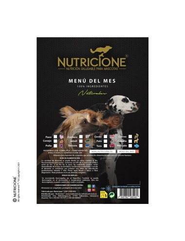 Menú del mes 1Kg - Etiqueta