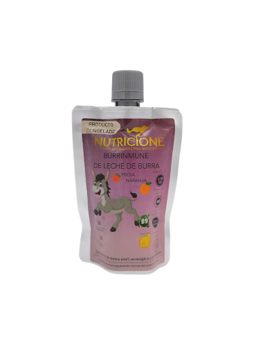 Burrinmune Leche de Burra Fresa Naranja 100 ML