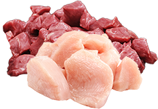 Carne para pienso de gatos